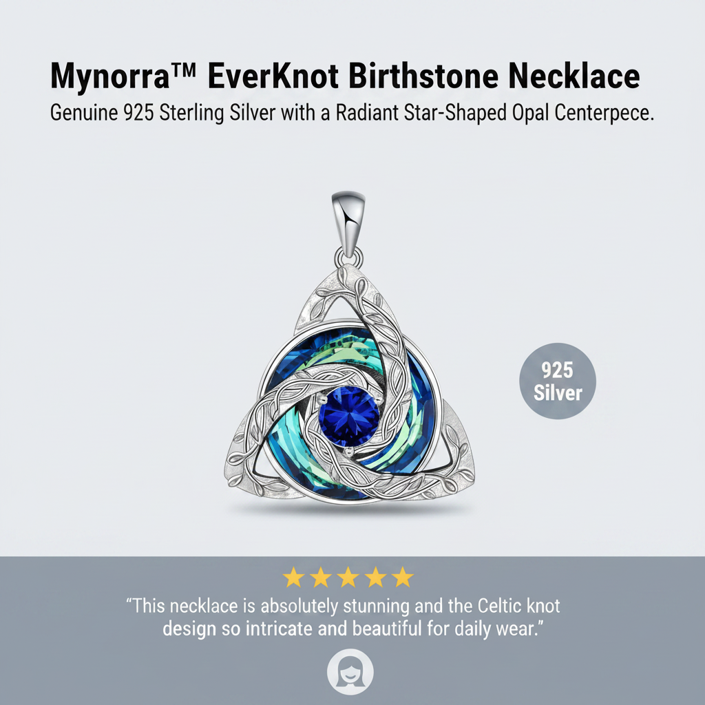 Mynorra™ EverKnot Birthstone Necklace