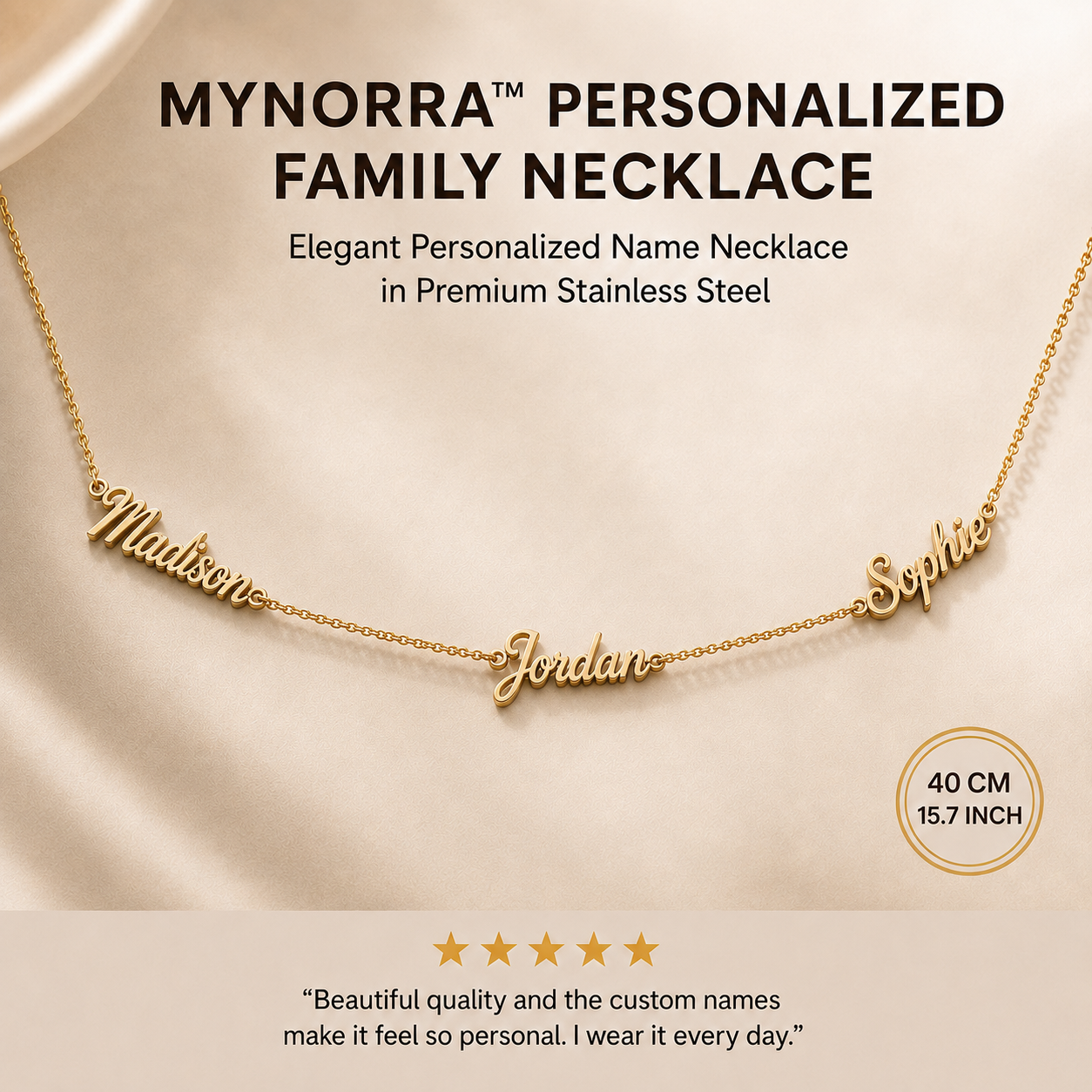 Mynorra™ Personalized Family Necklace