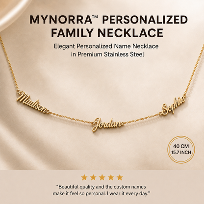 Mynorra™ Personalized Family Necklace