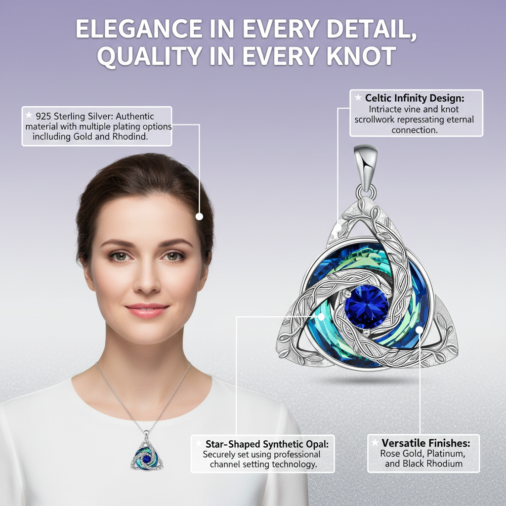 Mynorra™ EverKnot Birthstone Necklace